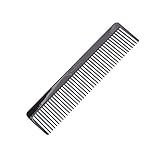 Masculine Craft Gunmetal Beard Comb | Anti Static Fine to Medium Metal Hair Comb for Men | Heavy Duty Professional Beard Grooming Comb (Gunmetal)