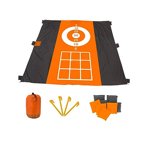 POPETPOP Colchoneta Impermeable para Juegos Colchoneta para Acampar Colchoneta Naranja