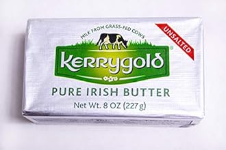 Kerrygold Unsalted Butter, 8 Oz Foil Pack (Pack of 5)