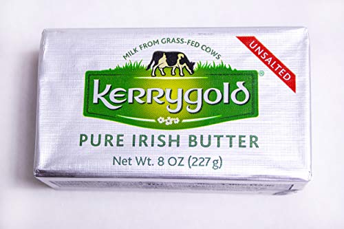 Kerrygold Unsalted Butter, 8 Oz Foil Pack (Pack of 5)