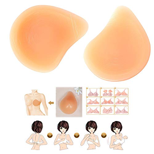 Maxtara Silicone Breast Form Women Mastectomy Prosthesis Bra Insert Pad 1 Piece Left Side B Cup 300G/Piece #TOP4