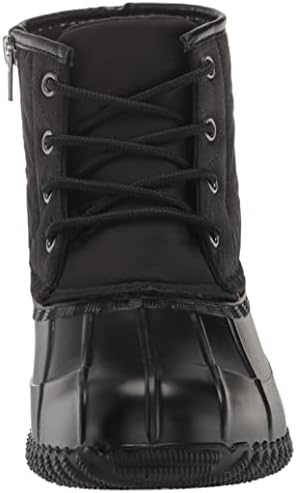 Avenue Womens Plus Size Mona Quilted Weather Fashion Boot, Black, 7 Wide US | Image 1