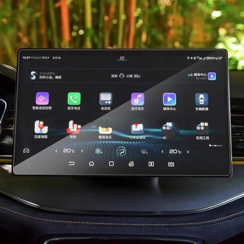Verre trempé BYD Han EV anti-rayures pour grand écran LCD 15,6"