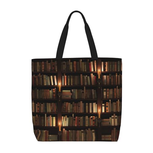 Bolsa de hombro casual EdWal Book Room ligera estilo biblioteca misteriosa para el trabajo