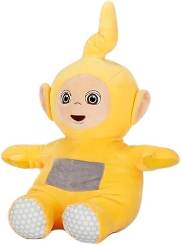 Peluche Teletubbies peluche super suave Po, Tinky-Winky, Laa-Laa, Dipsy peluche 37 cm, licença oficial (amarelo 37 cm)
