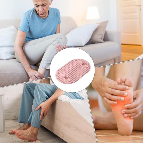 Tapis de massage des pieds en silicone double face avec pistes à billes