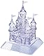 Crystal Puzzle | 3D Schloss | Transparentes Design | 105 Teile | Bausatz für Kinder und Erwachsene | HCM Kinzel