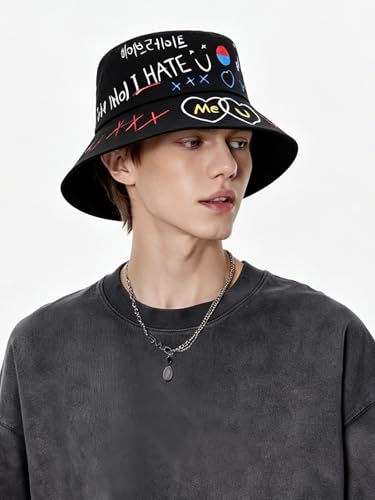 Image of Packable Reversible Printed Bucket Hat Unisex for Men Women Beach Fisherman Cap