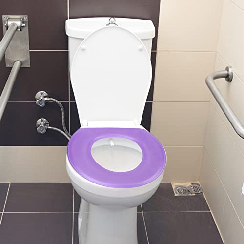 2 Stück Wc Deckelbezug WC-Sitz-Kissenbezug Wasserdicht, WC-Sitz-Matte Warme Klobrille Wasserdichter Kissenbezug, Dick Warmes Badezimmer-Zubehör für Zuhause, Hotel – Bild 7