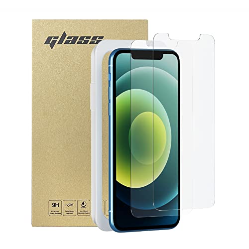 2Pack Cell Phone Screen Protector Glass Compatible for iPhone 13/13 Pro Tempered Glass Film,[9H Hardness] HD Case Friendly Tempered Glass Film