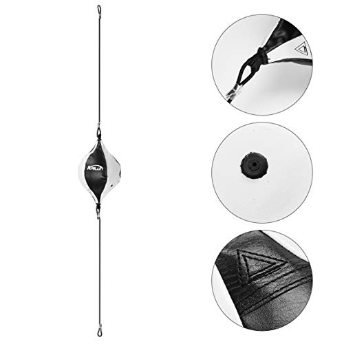 BESPORTBLE Boxing Bag Boxing Bag Punchingball Erwachsene Boxen Punchingball Boxen Doppelendball Training Training mit Inflator Trainingsger?t PU Anf?nger ?nner ? Boxbirne