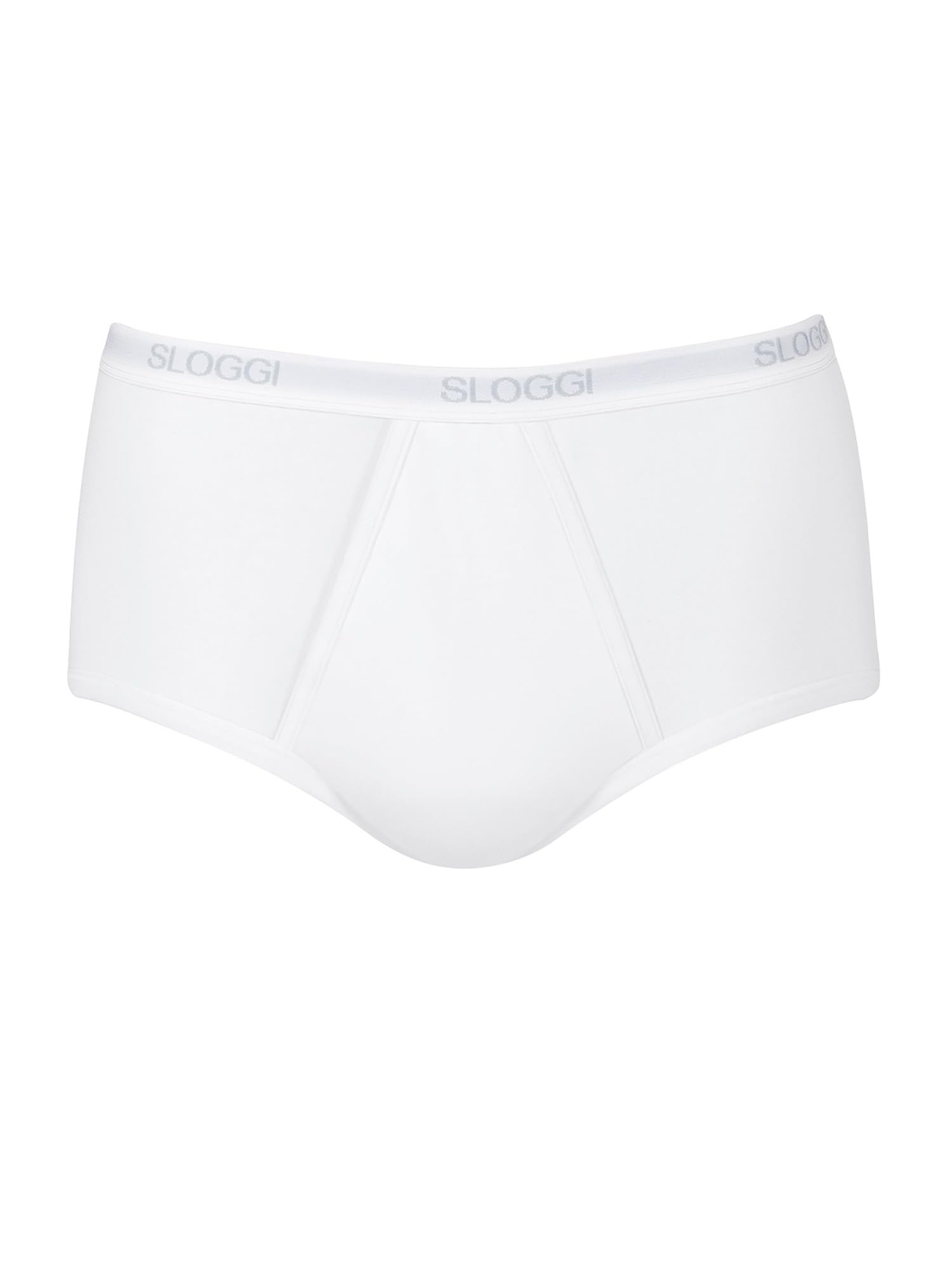 Sloggi Mens 1 Pack Basic Maxi Brief in 2 Colours - 40 Mens - White