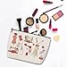 Fashion Design Makeup Bag, Sewing Stuff Portable Pouch Purse Travel Essentials Organizer Cosmetic Bags for Women, Roomy Travel Makeup Toiletries Accessories, Christmas Birthday Gifts for Women