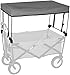 Couverture d'auvent de Chariot Pliant Accessoires Pliables de Chariot portatif de Chariot de Pousse de Main de Jardin extrieur - Auvent Amovible,pour Faire du Shopping/Camper