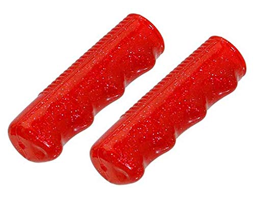 C style rouge - Poignées De Vélo Ergonomiques À Repose-main