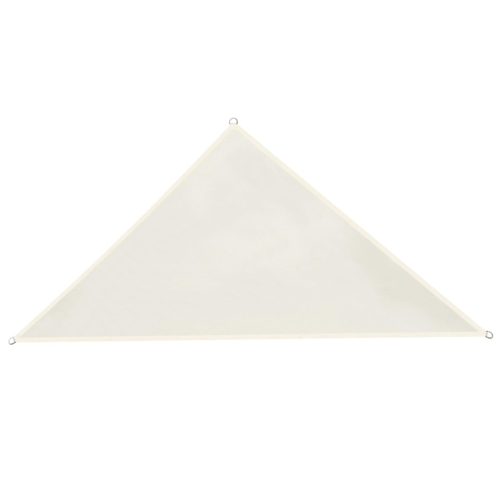 Voile d'ombrage triangulaire en acier inoxydable avec toile haute résistance