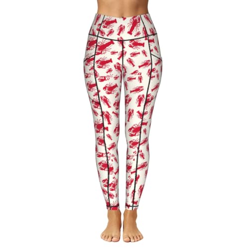 Pantalones de yoga no se transparentan elásticos con bolsillos 2