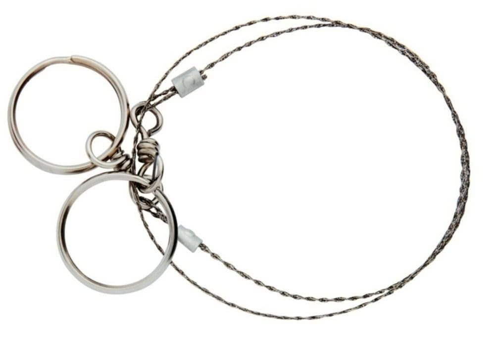 Draht-Säge, mit Ringen, extra stabile Ausführung
