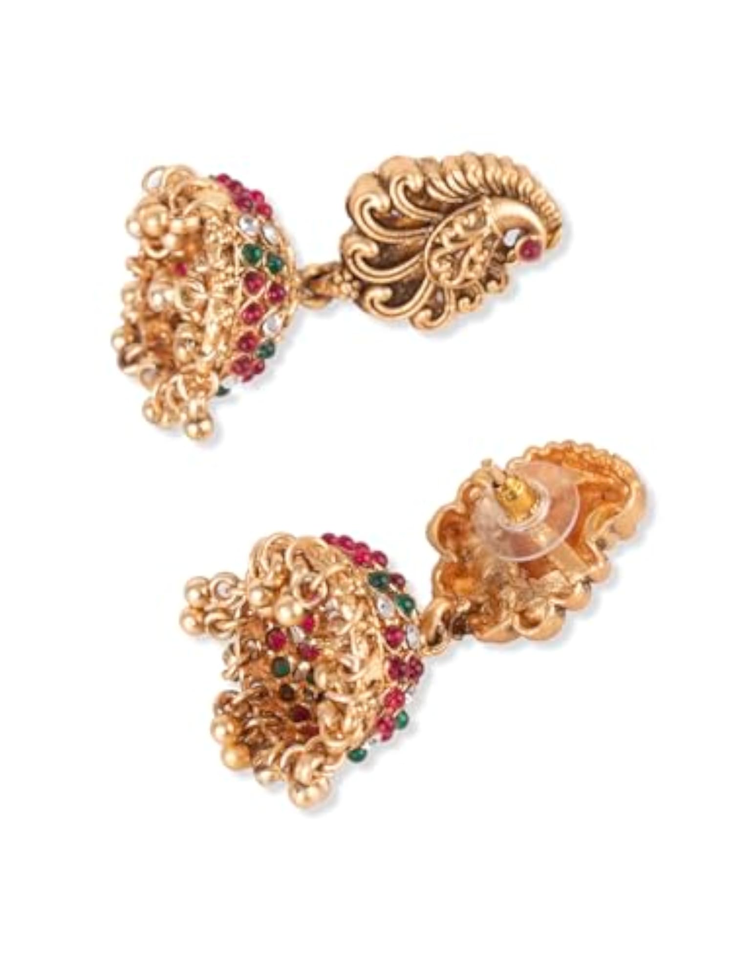 Gold Plated Goddess Lakshmi Temple Choker Set