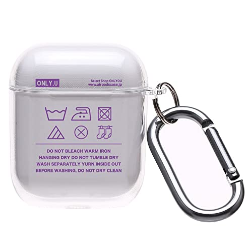 ONLYOU Airpods p P[X 2 ؍ 1 PC  NA h[  ^O Jri GA|bh GA|bY Jo[ CzP[X fB[X Y (AirPods(1/2) p[v)