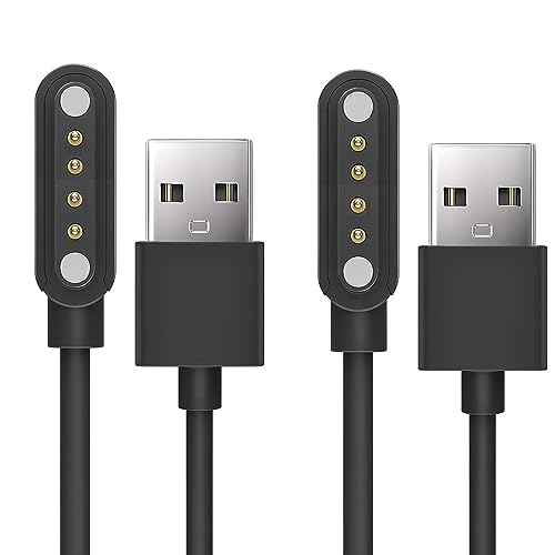 Chargeur pour Parsonver LA24 câble de charge USB magnétique Lamshaw pour montre connectée 1.3 pouces