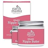 Organic Nipple Butter Breastfeeding Cream by Earth Mama | Lanolin-free, Safe for Nursing & Dry Skin,...