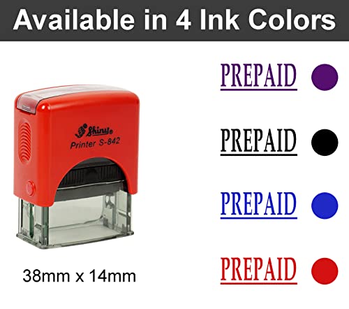 PREPAGATA Timbro auto inchiostrazione gomma lucida...