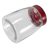 Mikikit Bocal à Cornichons En Verre 1400ml Récipient Alimentaire Multifonction Hermétiq...