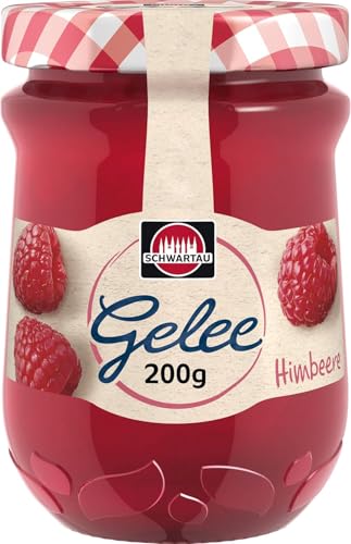 Schwartau Gelee Himbeere, aus Fruchtsaft, 200g , Verpackung kann variieren