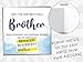 Birthday Card for Brother, Funny Brother Birthday Card, Reduced Sticker, Humorous Card, Only The Very Best for my Brother on his Birthday, Birthday Card for Men, 148mm