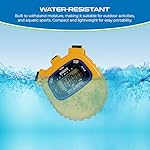 Sper Scientific Water Resistant Stopwatch 810012 - Digital Timer with Split Interval Function, 12/24 Hour Alarm Clock & Calendar for Sports, Labs, Fitness, and More - Image 2