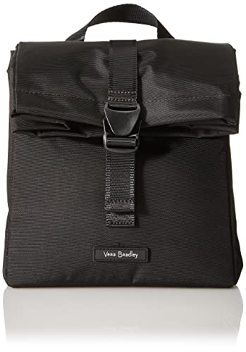 Vera Bradley Women's Lighten Up Lunch Tote Lunch Bag, Black, One Size