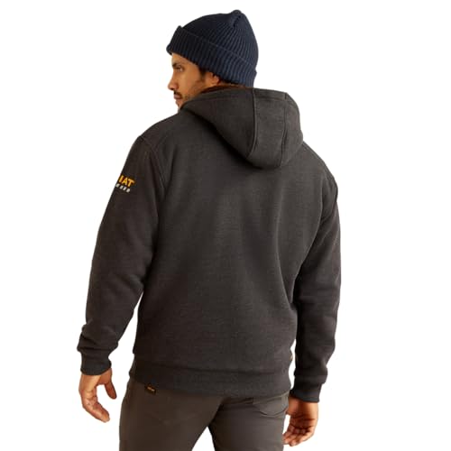 ARIAT Men's Rebar All-Weather Sherpa-Lined Full Zip Hoodie2