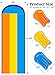 Sloosh Triple Water Slide with 3 BodyBoards, 22.5FT Lawn Water Slip Splash Pad Slide Summer Toy with Build in Advanced Sprinkler for Kids Adults Backyard Summer Water Fun