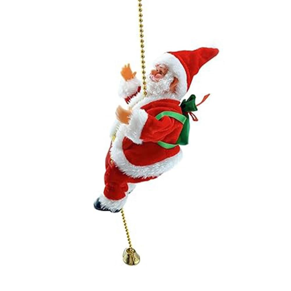 Osmond Rope Climbing Santa Claus Rope Climbing Santa Claus Indoor and Outdoor Christmas Tree Decorations