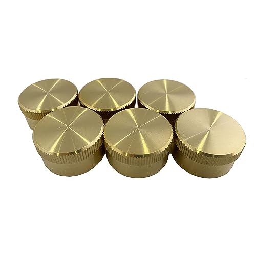 KIBOW 6-Pack Propane Refill Bottle Brass Caps 1LB Propane Cylinder Seal Caps Protection Caps