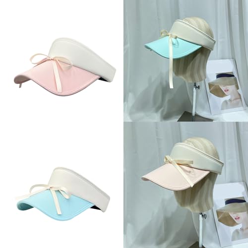 Girl Balletcore Bow Baseball Hat Empty Top Versatile Hat for Spring Breathable Hat for Adults Casual Sport2