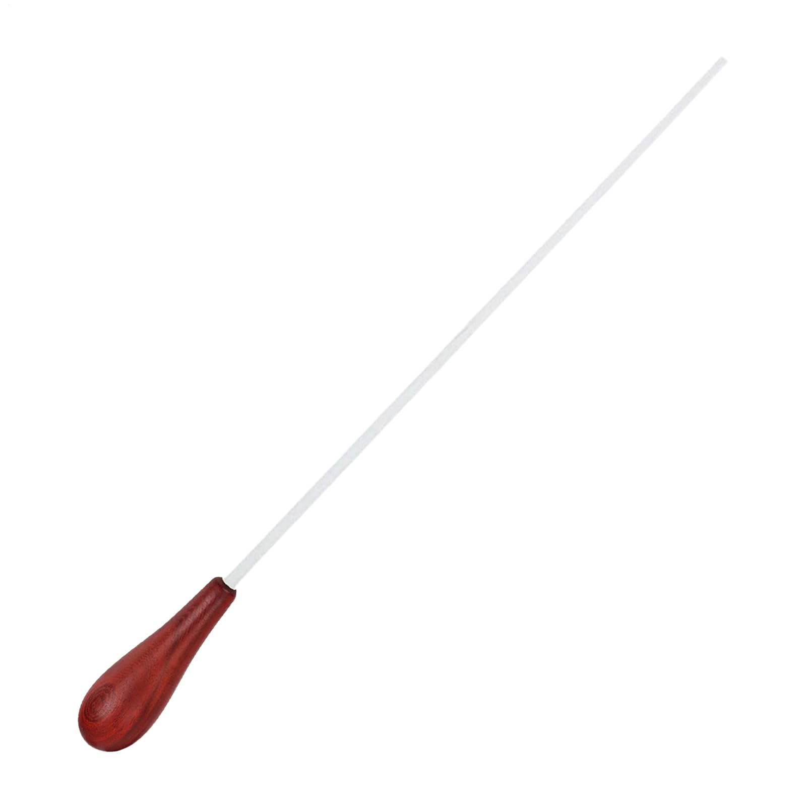 Baguette de chef d'orchestre – Poignée en bois 1,8 x 38,3 cm 13 g – Bâton en fibre de verre pour chef d'orchestre, chorales, éducation musicale et utilisation quotidienne