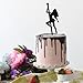 1 Pcs Bachelor Party Cake Topper Pole Dance Girl Cake Toppers Bachelor Party Decorations Bachelorette Shower Birthday Party Decorations Supplies (Black)