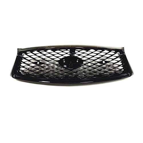 JUNAWN Parrilla del Parachoques Delantero para I&nfiniti para Q50 2018-2022 Parrillas De Carreras De Parrilla Delantera De Rejilla De Malla De Capó De Parachoques Superior De Coche Estilo Panal
