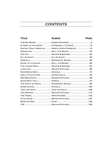 Rush -- Deluxe Bass Tab Collection 1975 - 2007: Authentic Bass Tab #TOP2