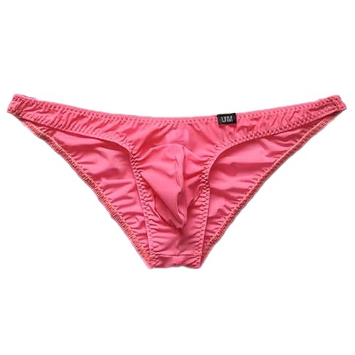 Men's Semi-transparent Sexy Low-rise Triangle Briefs Breathable Comfortable Bikini Underwear2
