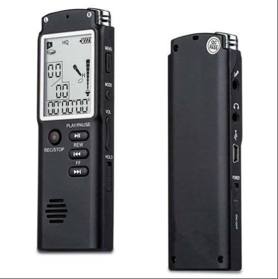 DDLC 8GB Mini Digital Voice Recorder | DSP Noise Reduction | One-Touch Audio Recording | Date & Time Stamp | MP3 Player | USB Flash Drive | File Encryption | OTG Support for Android & PC-image-26