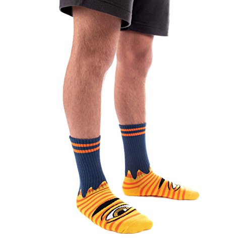 Toy Machine Chaussettes skate Sect Eye Stripe Jaune Cover