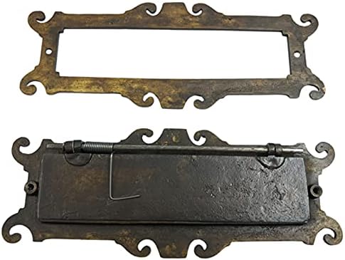 Adonai Hardware Large Letters Decorative Brass Letter Plate (Antique Brass)