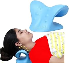 Neck and Shoulder Relaxer, Pain Relief Devices Cervical Traction Device for Pain Relief and Cervical Spine Alignment, Chiropractic Pillow Neck Stretcher (Neck Relaxer)