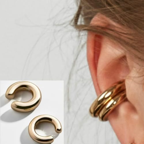 Image of Ear Cuff Set Non Piercing Stackable Clip On Earrings