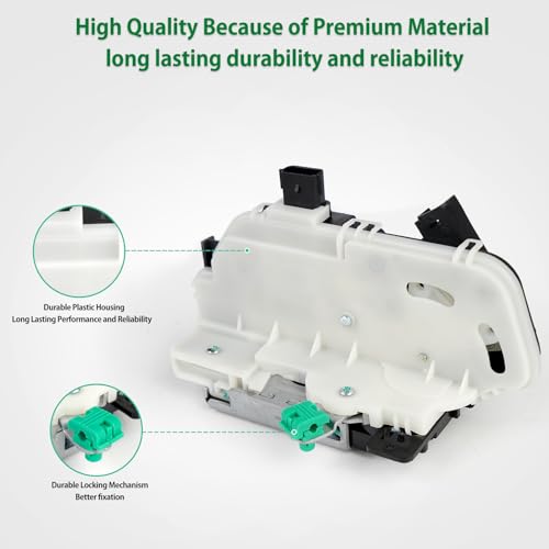 Image of Rear Right Passenger Side Latch Lock Power Door Latch Actuator Compatible with Ford Explorer Taurus F150 2009-2019 Lincoln MKS 2009-2016 Replace 9L3Z-5426412-A