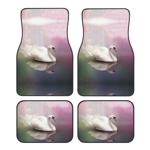 Tapis de voiture motif cygne blanc pour sublimer vos voyages