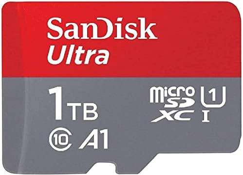 SanDisk Ultra 1TB microSDXC Memory Card + SD Adapter with A1 App Performance Up to 120 MB/s, Class 10, U1